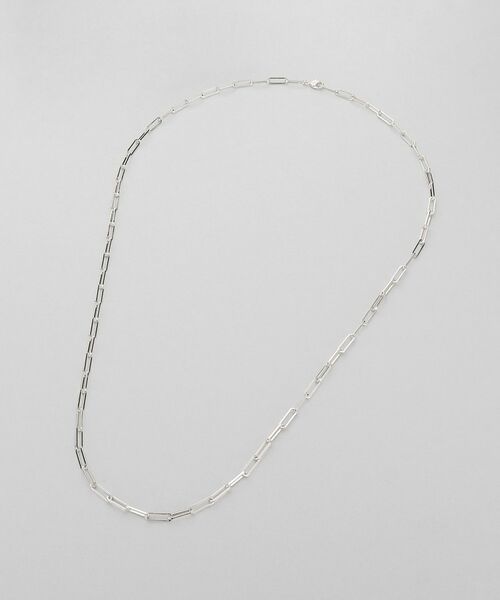 COCOSHNIK ONKITSCH / ココシュニックオンキッチュ ネックレス・ペンダント・チョーカー | シルバー デザインチェーン フラットケーブル ラリエットネックレス | 詳細5