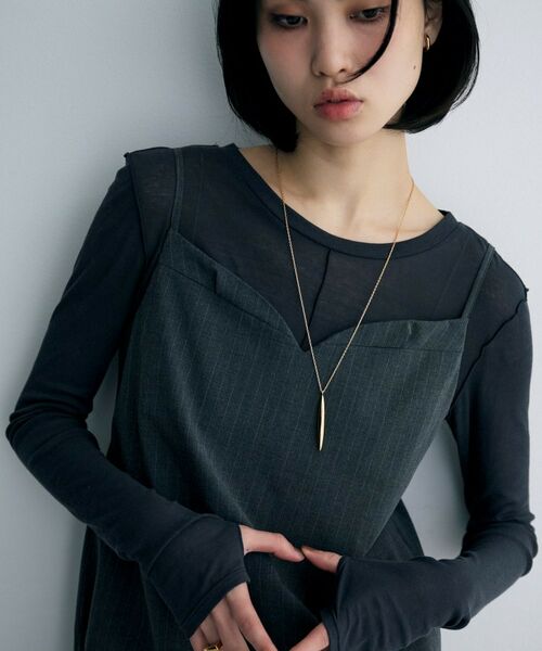 COCOSHNIK ONKITSCH / ココシュニックオンキッチュ ネックレス・ペンダント・チョーカー | シルバー ナベットシェイプネックレス GP | 詳細8