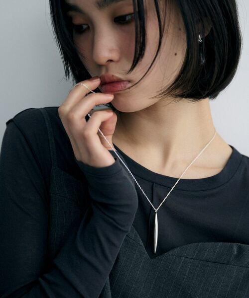 COCOSHNIK ONKITSCH / ココシュニックオンキッチュ ネックレス・ペンダント・チョーカー | シルバー ナベットシェイプネックレス | 詳細9