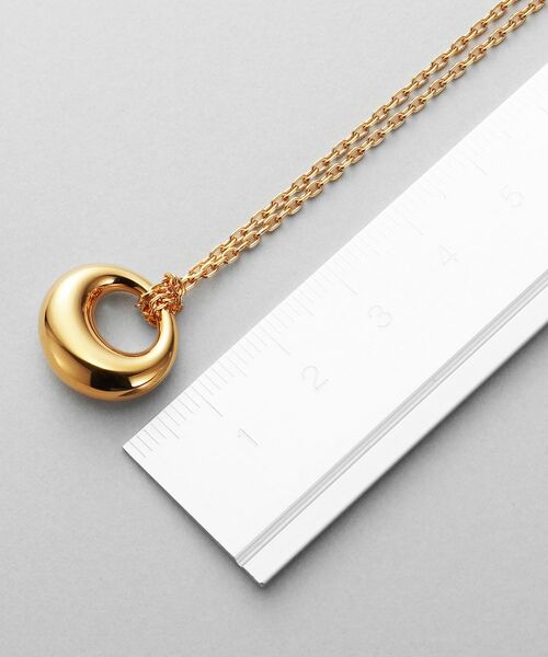 COCOSHNIK ONKITSCH / ココシュニックオンキッチュ ネックレス・ペンダント・チョーカー | シルバー オフセットトーラスネックレス GP | 詳細5