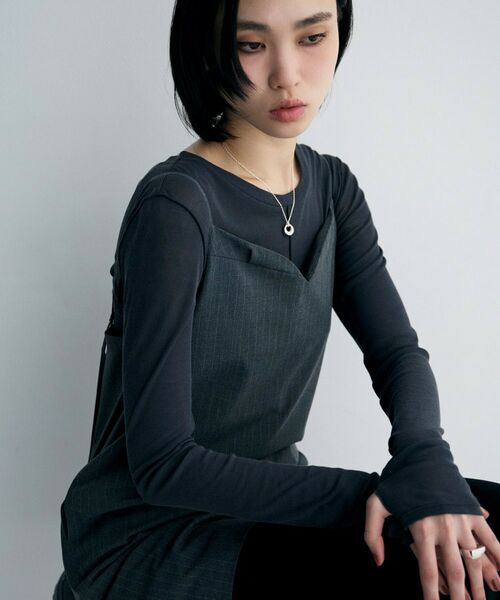 COCOSHNIK ONKITSCH / ココシュニックオンキッチュ ネックレス・ペンダント・チョーカー | シルバー オフセットトーラスネックレス | 詳細7