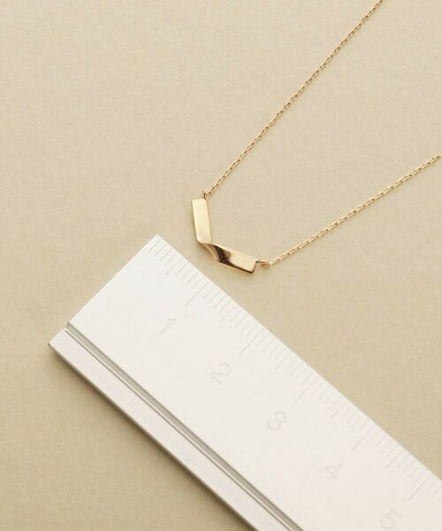 COCOSHNIK ONKITSCH / ココシュニックオンキッチュ ネックレス・ペンダント・チョーカー | K10フォールドプレートネックレス | 詳細6