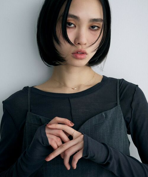 COCOSHNIK ONKITSCH / ココシュニックオンキッチュ ネックレス・ペンダント・チョーカー | K10フォールドプレートネックレス | 詳細8