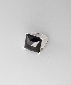 COCOSHNIK ONKITSCH / ココシュニックオンキッチュ リング | シルバー オニキス クッションローズカットリング