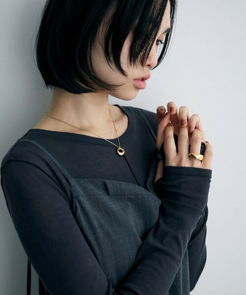 COCOSHNIK ONKITSCH / ココシュニックオンキッチュ リング | シルバー ボリュームトラペーズシグネットリング GP | 詳細5