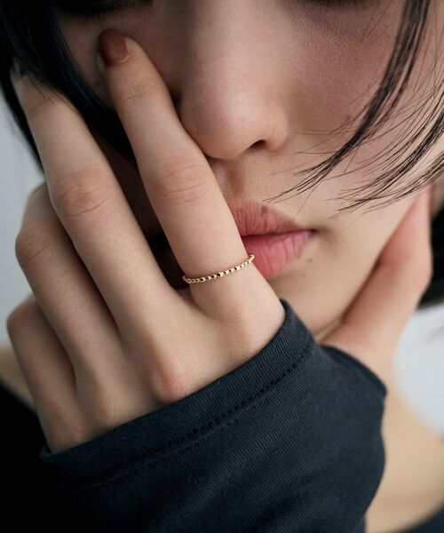 COCOSHNIK ONKITSCH / ココシュニックオンキッチュ リング | K10ドットシークエンスリング | 詳細6