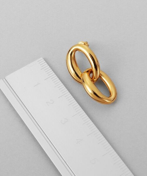 COCOSHNIK ONKITSCH / ココシュニックオンキッチュ ピアス・イヤリング | シルバー ダブルドロップニュアンスピアス GP | 詳細4