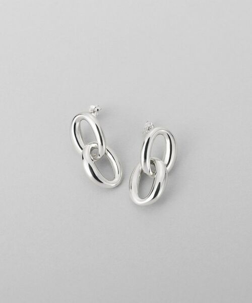 COCOSHNIK ONKITSCH / ココシュニックオンキッチュ ピアス・イヤリング | シルバー ダブルドロップニュアンスピアス | 詳細1
