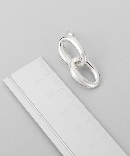 COCOSHNIK ONKITSCH / ココシュニックオンキッチュ ピアス・イヤリング | シルバー ダブルドロップニュアンスピアス | 詳細4
