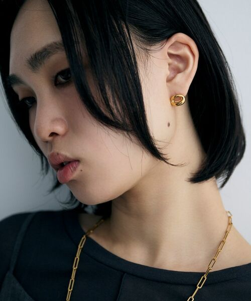 COCOSHNIK ONKITSCH / ココシュニックオンキッチュ ピアス・イヤリング | シルバー オープンニュアンスピアス GP | 詳細8