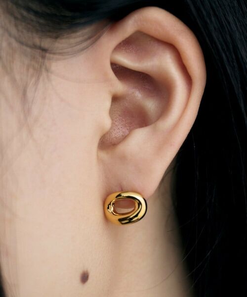 COCOSHNIK ONKITSCH / ココシュニックオンキッチュ ピアス・イヤリング | シルバー オープンニュアンスピアス GP | 詳細9