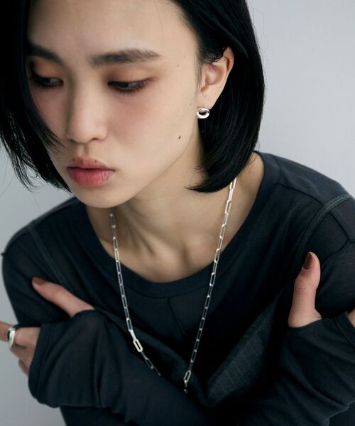 COCOSHNIK ONKITSCH / ココシュニックオンキッチュ ピアス・イヤリング | シルバー オープンニュアンスピアス | 詳細8