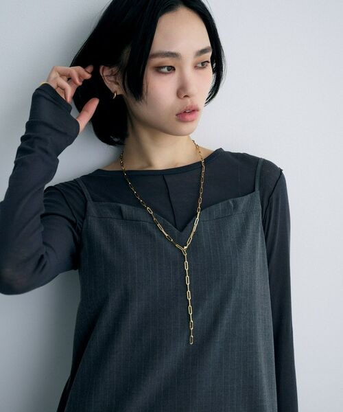 COCOSHNIK ONKITSCH / ココシュニックオンキッチュ ピアス・イヤリング | シルバー ニュアンスアークピアス GP | 詳細7