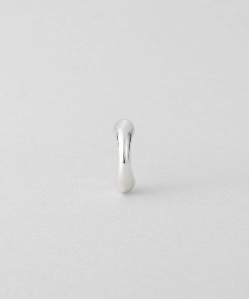 COCOSHNIK ONKITSCH / ココシュニックオンキッチュ ピアス・イヤリング | シルバー ニュアンスアークピアス | 詳細3