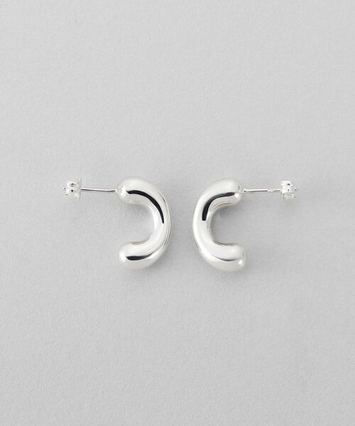 COCOSHNIK ONKITSCH / ココシュニックオンキッチュ ピアス・イヤリング | シルバー ニュアンスアークピアス | 詳細4