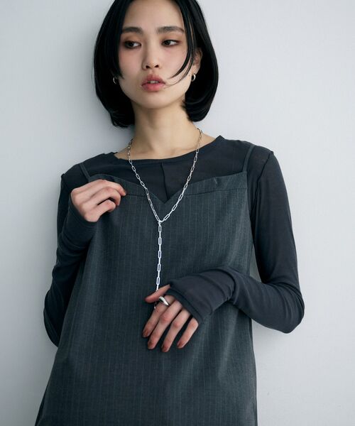 COCOSHNIK ONKITSCH / ココシュニックオンキッチュ ピアス・イヤリング | シルバー ニュアンスアークピアス | 詳細7