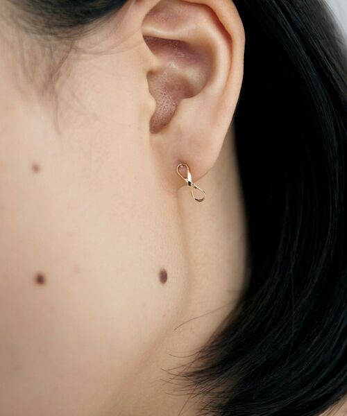 COCOSHNIK ONKITSCH / ココシュニックオンキッチュ ピアス・イヤリング | K10エイトプレートピアス | 詳細8