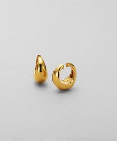 COCOSHNIK ONKITSCH / ココシュニックオンキッチュ ピアス・イヤリング | シルバー ハギーイヤリング ペアシェイプ M GP