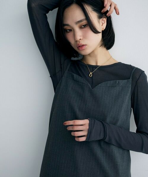 COCOSHNIK ONKITSCH / ココシュニックオンキッチュ ピアス・イヤリング | シルバー ハギーイヤリング ペアシェイプ S GP | 詳細6