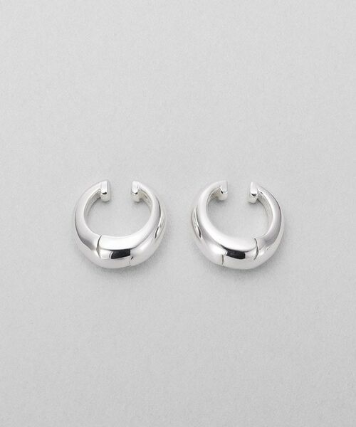 COCOSHNIK ONKITSCH / ココシュニックオンキッチュ ピアス・イヤリング | シルバー ハギーイヤリング ペアシェイプ S | 詳細3