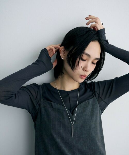 COCOSHNIK ONKITSCH / ココシュニックオンキッチュ ピアス・イヤリング | シルバー ハギーイヤリング ペアシェイプ S | 詳細6