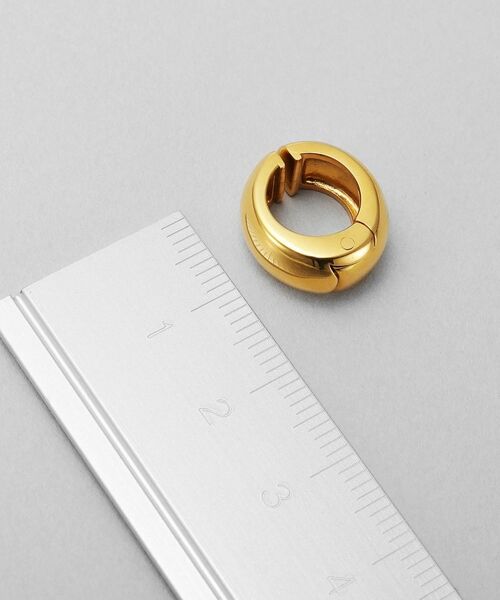 COCOSHNIK ONKITSCH / ココシュニックオンキッチュ ピアス・イヤリング | シルバー ハギーイヤリング ドーム M GP | 詳細4