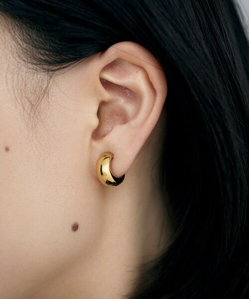 COCOSHNIK ONKITSCH / ココシュニックオンキッチュ ピアス・イヤリング | シルバー ハギーイヤリング ドーム M GP | 詳細8