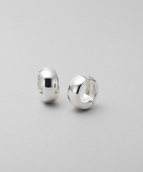 COCOSHNIK ONKITSCH / ココシュニックオンキッチュ ピアス・イヤリング | シルバー ハギーイヤリング ドーム M（シルバー(600)）