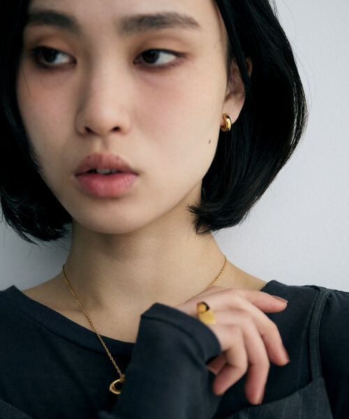 COCOSHNIK ONKITSCH / ココシュニックオンキッチュ ピアス・イヤリング | シルバー ハギーイヤリング ドーム S GP | 詳細7