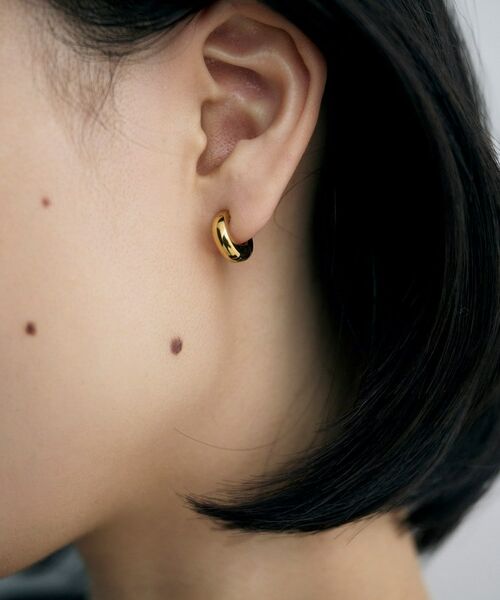 COCOSHNIK ONKITSCH / ココシュニックオンキッチュ ピアス・イヤリング | シルバー ハギーイヤリング ドーム S GP | 詳細8