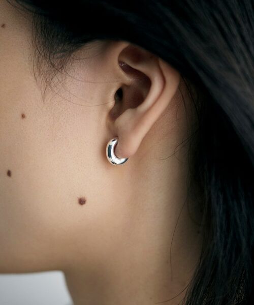 COCOSHNIK ONKITSCH / ココシュニックオンキッチュ ピアス・イヤリング | シルバー ハギーイヤリング ドーム S | 詳細8