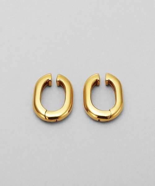 COCOSHNIK ONKITSCH / ココシュニックオンキッチュ ピアス・イヤリング | シルバー ハギーイヤリング トラック GP | 詳細3