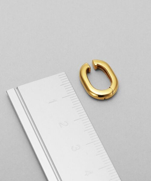 COCOSHNIK ONKITSCH / ココシュニックオンキッチュ ピアス・イヤリング | シルバー ハギーイヤリング トラック GP | 詳細4