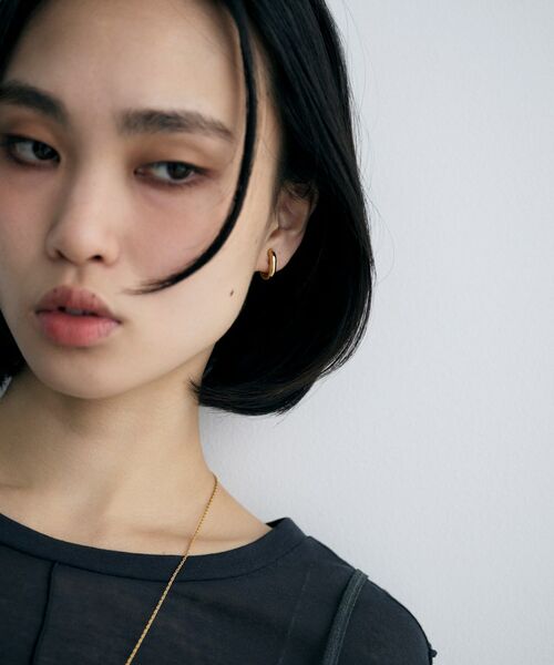 COCOSHNIK ONKITSCH / ココシュニックオンキッチュ ピアス・イヤリング | シルバー ハギーイヤリング トラック GP | 詳細7