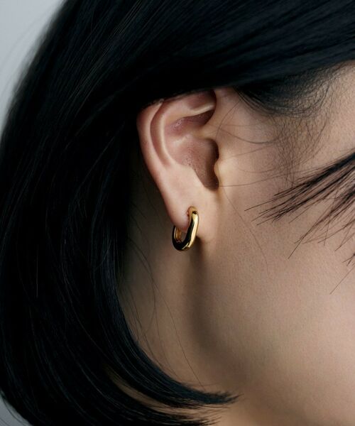 COCOSHNIK ONKITSCH / ココシュニックオンキッチュ ピアス・イヤリング | シルバー ハギーイヤリング トラック GP | 詳細8