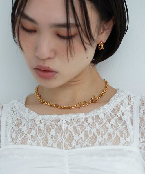 COCOSHNIK ONKITSCH / ココシュニックオンキッチュ ネックレス・ペンダント・チョーカー | シルバー ミックスリンクマンテルネックレス GP | 詳細7