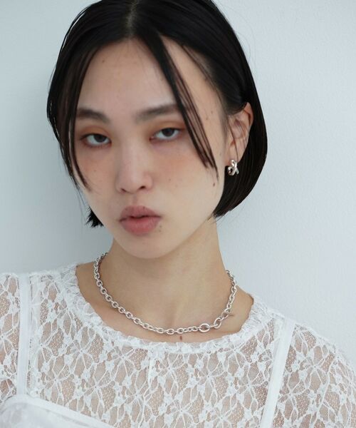 COCOSHNIK ONKITSCH / ココシュニックオンキッチュ ネックレス・ペンダント・チョーカー | シルバー ミックスリンクマンテルネックレス | 詳細6