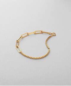 COCOSHNIK ONKITSCH / ココシュニックオンキッチュ ブレスレット・バングル | シルバー デザインチェーン フラットケーブル ベネチアンブレスレットGP