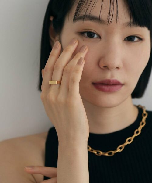 COCOSHNIK ONKITSCH / ココシュニックオンキッチュ リング | シルバー レクタングルシグネットリングGP | 詳細5