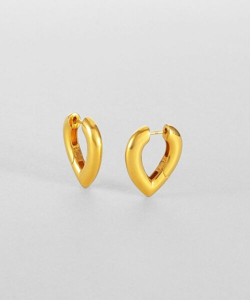 COCOSHNIK ONKITSCH / ココシュニックオンキッチュ ピアス・イヤリング | シルバー ハギーフープ ドロップピアス GP | 詳細1