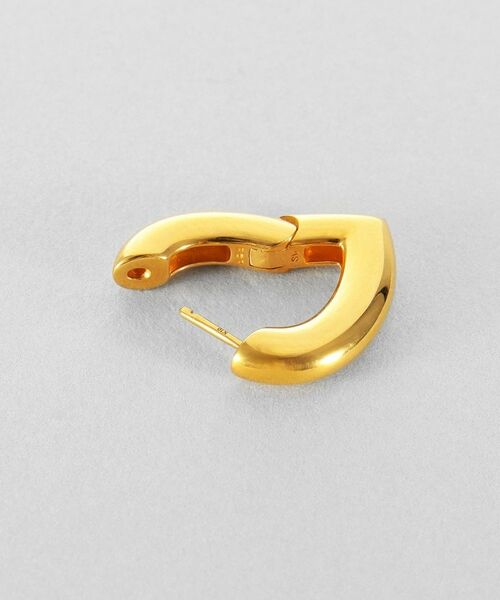 COCOSHNIK ONKITSCH / ココシュニックオンキッチュ ピアス・イヤリング | シルバー ハギーフープ ドロップピアス GP | 詳細3