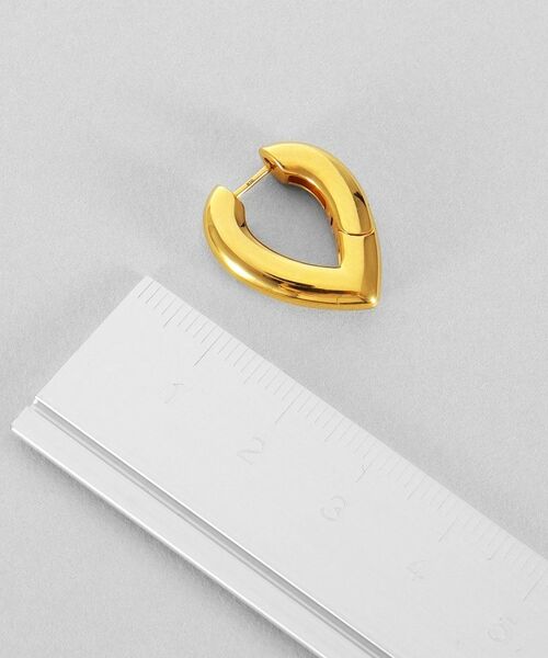 COCOSHNIK ONKITSCH / ココシュニックオンキッチュ ピアス・イヤリング | シルバー ハギーフープ ドロップピアス GP | 詳細5