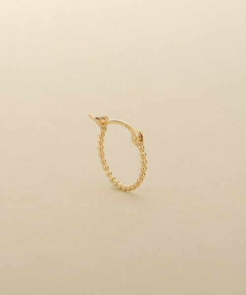 COCOSHNIK ONKITSCH / ココシュニックオンキッチュ ピアス・イヤリング | K10ボールフープピアス | 詳細2