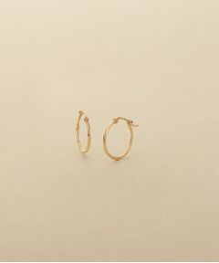 COCOSHNIK ONKITSCH / ココシュニックオンキッチュ ピアス・イヤリング | K10ホロウニュアンスフープピアス