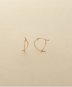 COCOSHNIK ONKITSCH / ココシュニックオンキッチュ ピアス・イヤリング | K10パイプクロスピアス