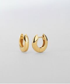 COCOSHNIK ONKITSCH / ココシュニックオンキッチュ ピアス・イヤリング | シルバー ハギーフープ フラットサークルピアスGP