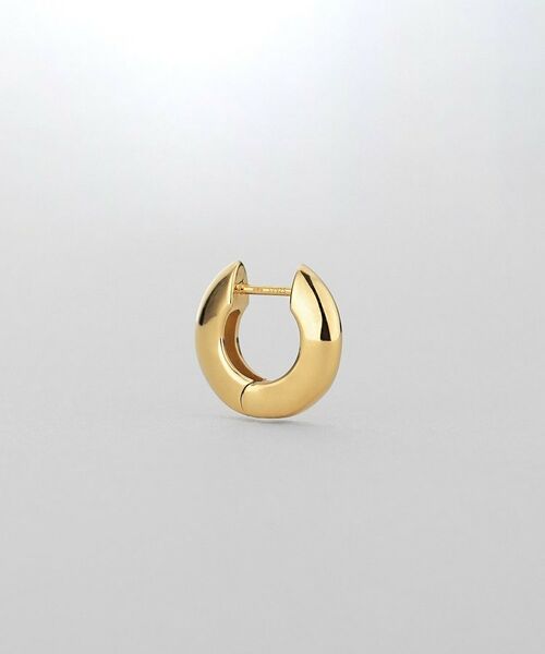COCOSHNIK ONKITSCH / ココシュニックオンキッチュ ピアス・イヤリング | シルバー ハギーフープ フラットサークルピアスGP | 詳細2