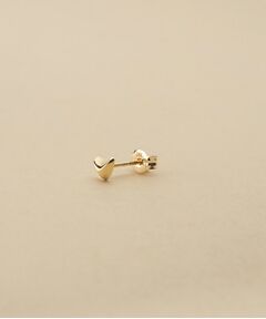 COCOSHNIK ONKITSCH / ココシュニックオンキッチュ ピアス・イヤリング | K10ホロウハートスタッドピアス（片耳用）
