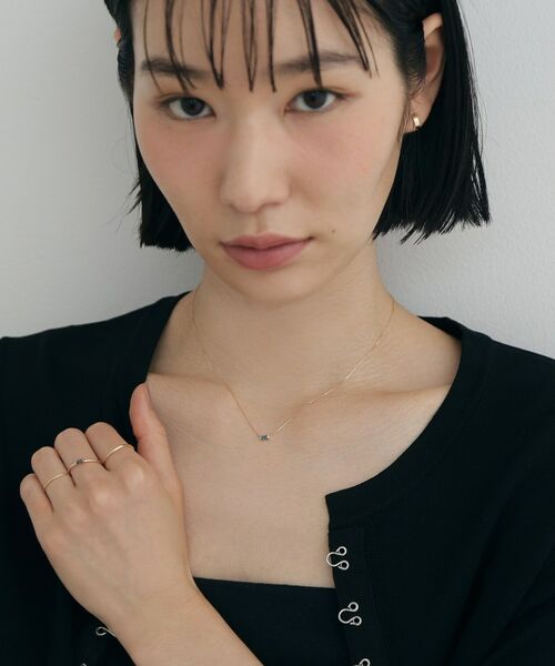 COCOSHNIK ONKITSCH / ココシュニックオンキッチュ ネックレス・ペンダント・チョーカー | K10ブルートパーズ バケットカットネックレス | 詳細8
