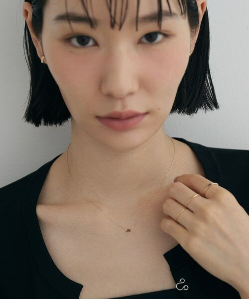 COCOSHNIK ONKITSCH / ココシュニックオンキッチュ ネックレス・ペンダント・チョーカー | K10スモーキークォーツ バケットカットネックレス | 詳細8